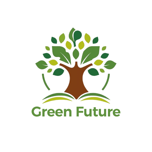 Green Future environmental NGO logo from Batié, Cameroon, focused on sustainability, digital education, and eco-friendly agriculture.
